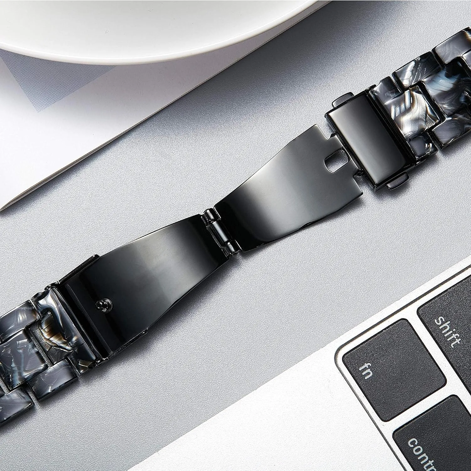 BINLUN Resin Watch Bands Replacement Watch Straps for Men Women 14 Colors Watchbands Lightweight 12/14/16/18/20/22mm Wrist Bands Fashion Skin-Friendly Smart Watch Bracelets