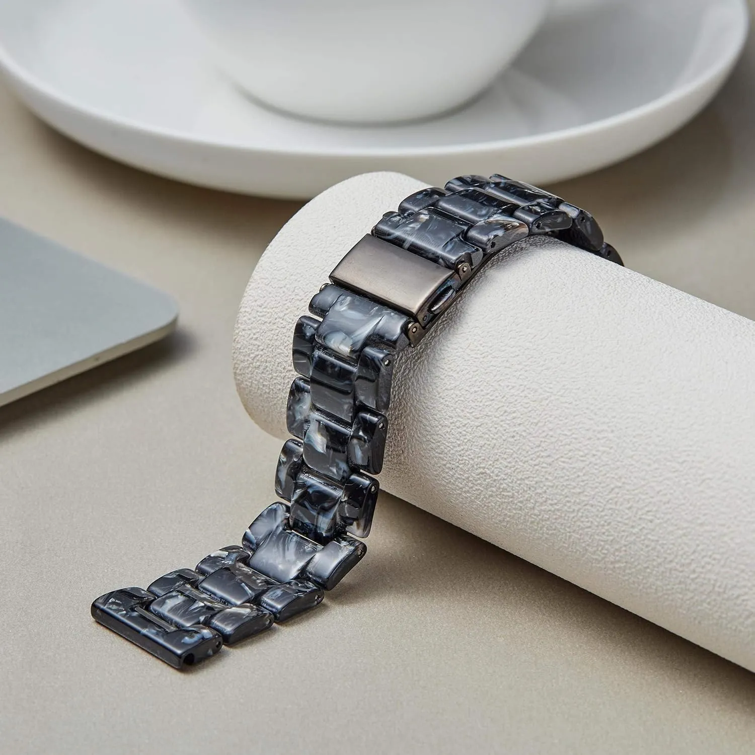 BINLUN Resin Watch Bands Replacement Watch Straps for Men Women 14 Colors Watchbands Lightweight 12/14/16/18/20/22mm Wrist Bands Fashion Skin-Friendly Smart Watch Bracelets