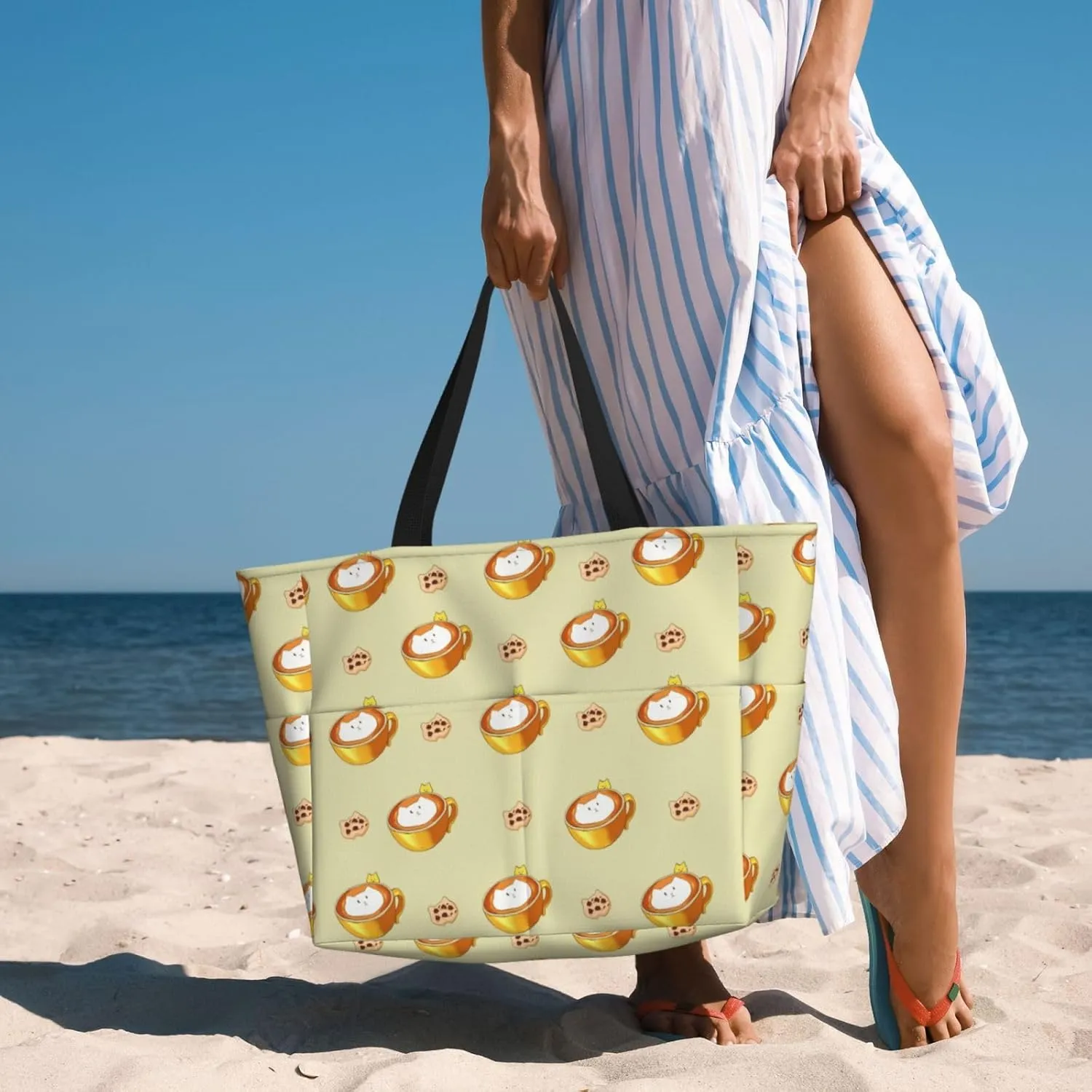 Blooming orchids portable travel bag large capacity luggage bag beach bag dry and wet separation gym bag lightweight