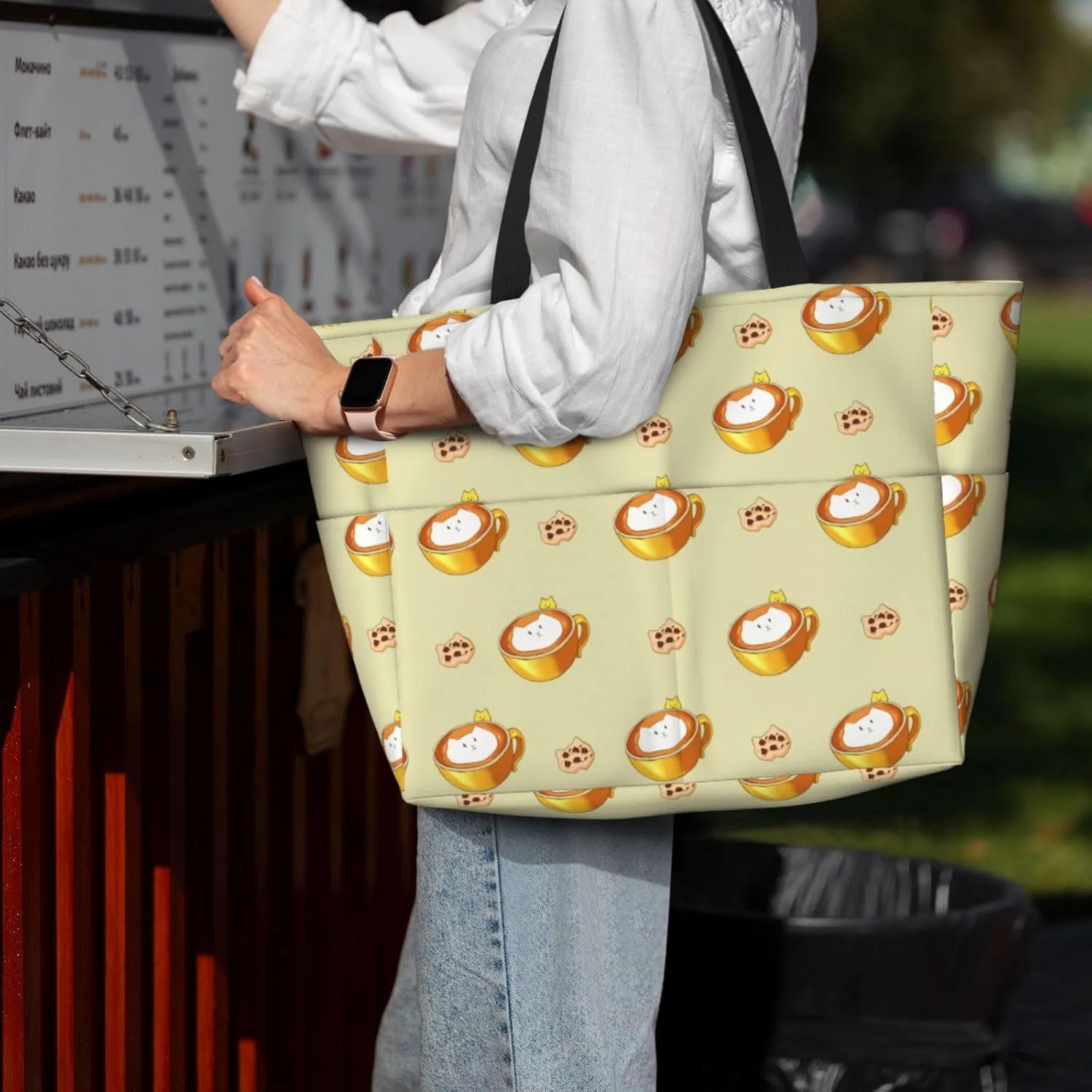 Blooming orchids portable travel bag large capacity luggage bag beach bag dry and wet separation gym bag lightweight