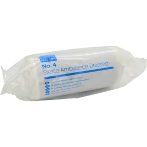 Blue Dot No4 Sterile Ambulance Dressing Flow Wrapped (Each)