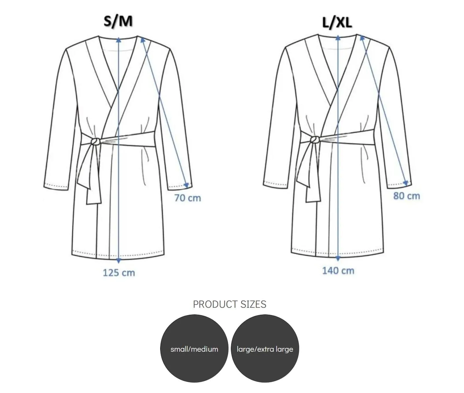 Brogo Extra Luxe Bathrobe Plush in white