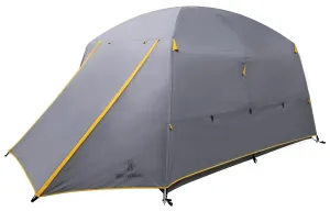 Browning Camping Glacier 4-Person Tent, Free-Standing Cabin Style with Full Coverage Fly