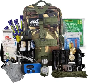 Bug Out Bag Backpack Bugout Kit Great for Family - Survival Backpack for Earthquakes, Hurricanes, Floods, Tornados, Fires & Other Disasters