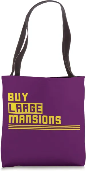 Buy Large Mansions Tote Bag