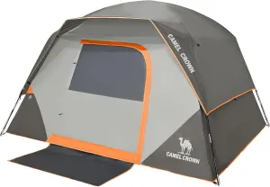 CAMEL CROWN Tents for Camping 4/6 Person Tent Waterproof Easy Setup Backpacking Tents