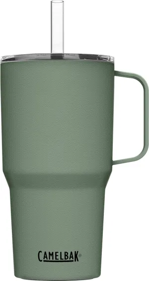 CamelBak Horizon Straw Mug, Insulated Stainless Steel - 24 oz, Moss