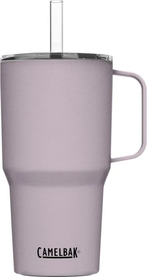 CamelBak Horizon Straw Mug, Insulated Stainless Steel - 24 oz, Purple Sky
