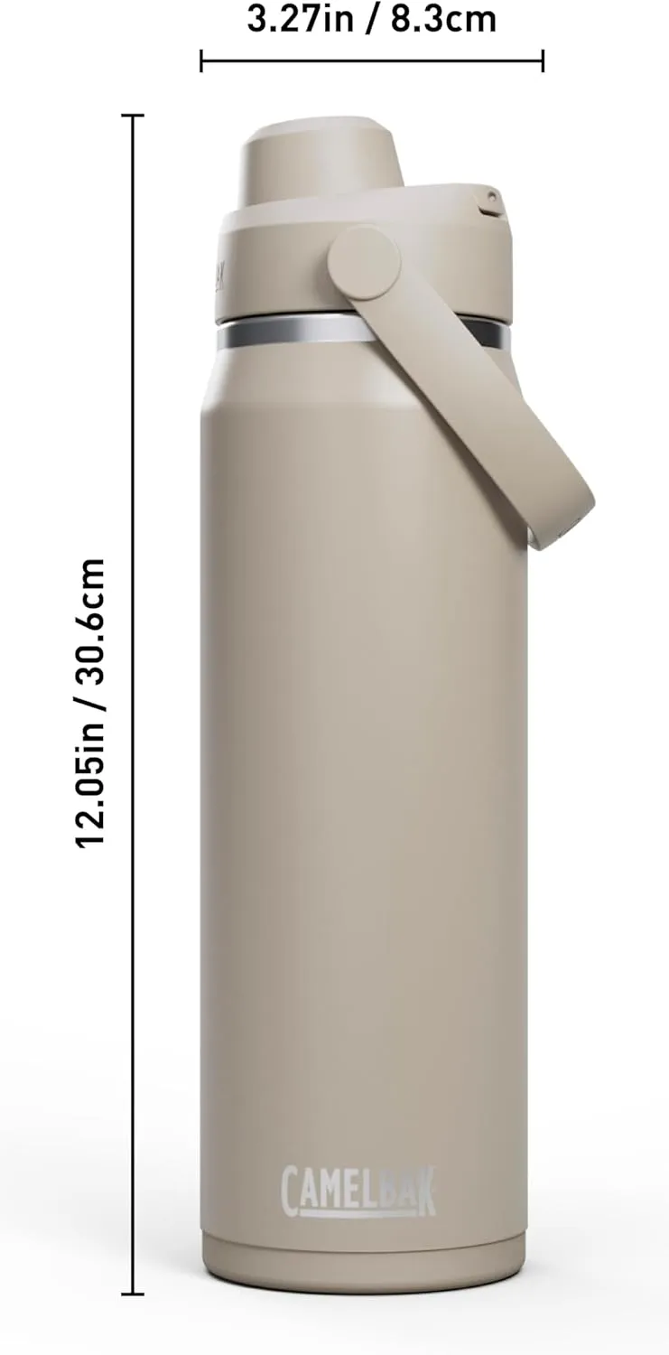 CamelBak Thrive Chug Water Bottle 25oz - Insulated Stainless Steel, Stone