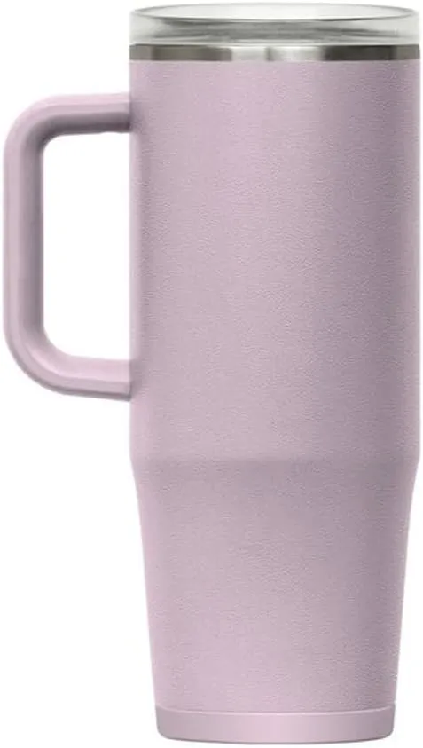 CamelBak Thrive Leak-Proof 32 oz Mug, Insulated Stainless Steel - For travel, coffee, tea, hot beverages - Spill Proof Cup-holder Compatible, Purple Sky