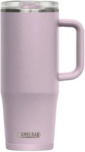 CamelBak Thrive Leak-Proof 32 oz Mug, Insulated Stainless Steel - For travel, coffee, tea, hot beverages - Spill Proof Cup-holder Compatible, Purple Sky