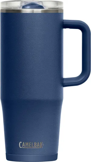 CamelBak Thrive Leak-Proof 32 oz Stainless Steel Mug for Travel, Coffee, Tea, Hot Beverages - Spill Proof Cup-holder, Navy