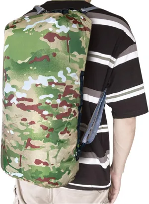 Camouflage Waterproof Dry Bag, Portable Waterproof Bag Waterproof Storage Bag Rafting Bag Floating Dry Backpack for Kayaking Rafting Boating Swimming Fishing Hiking (20L)