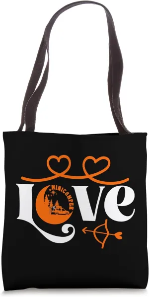 Camping-Camper Microcamper Travel-Caravan trailer Minicamper Tote Bag