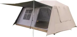 Camping Ridge Tent Outdoor Multi-Person Windproof and Rainproof Automatic Tent Camping Tent(SILVERGLUE_Large)