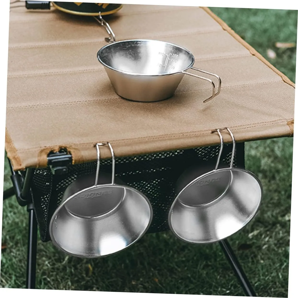 Camping Supply Wine Cup Multi Function Water Bowl for Outdoor Activities Durable Design for Hiking