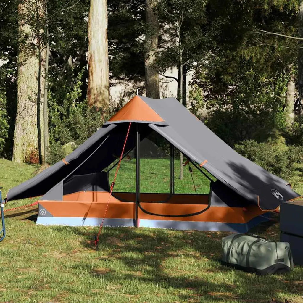 Camping Tent 2-Person Green Waterproof vidaXL vidaXL