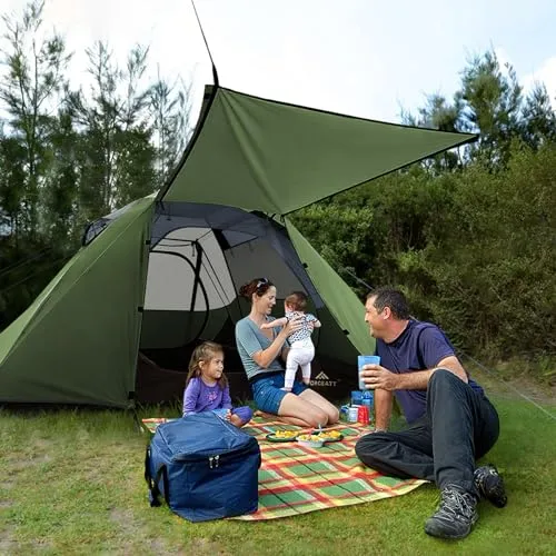 Camping Tent 4 Person,Professional Waterproof & Windproof Lightweight Backpacking Tent
