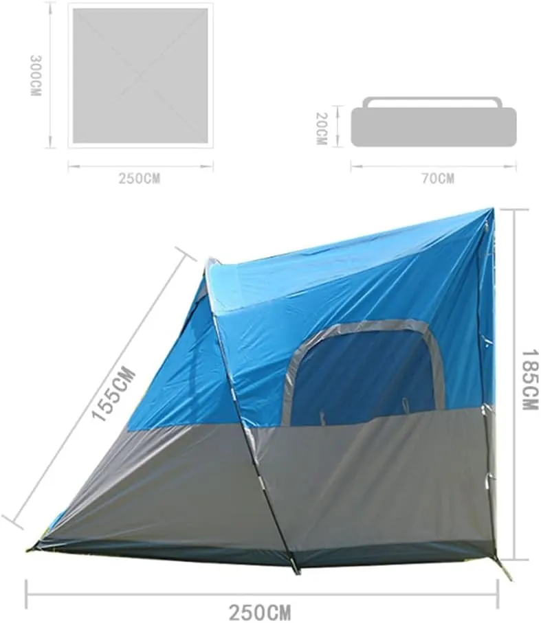 Camping Tent 8-10 Persons Lightweight Family Camping Tent Waterproof UV Resistant Outdoor Folding Tent, Easy to Install