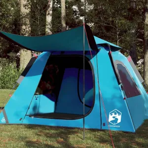Camping Tent Dome 4-Person Blue Quick Release5,95KG