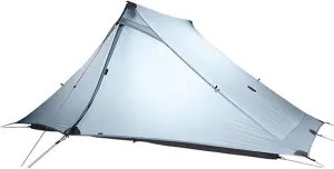 Camping Tents, 2 Person Outdoor Ultralight Camping Tent 3 Season Professional 20d Nylon Both Sides Silicon Tent (Color : Gray 4 Season)