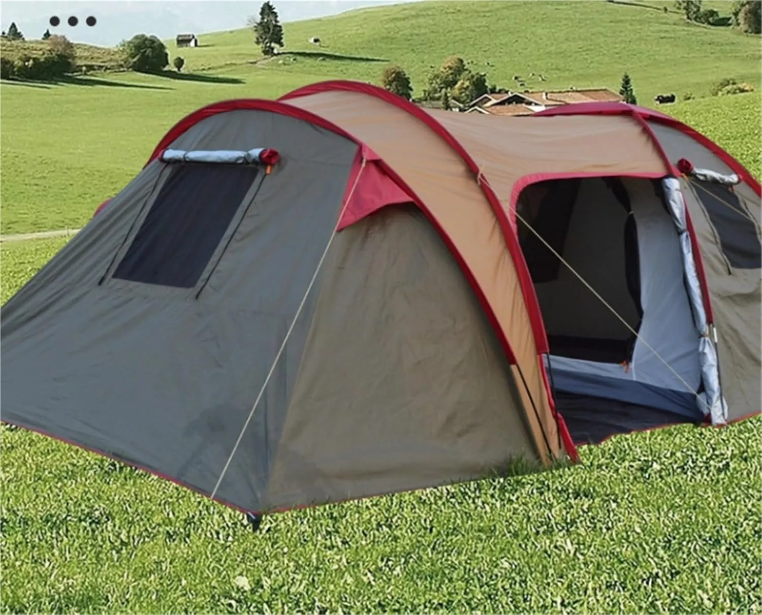 Camping Waterproof Sunshade Double-Layer Account Outdoor Camping Tent Mosquito Net to Keep Warm