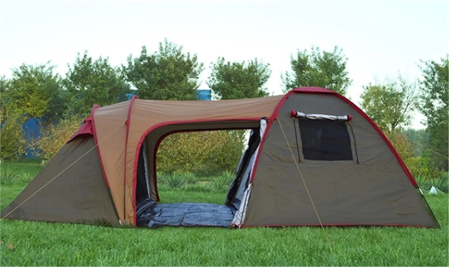 Camping Waterproof Sunshade Double-Layer Account Outdoor Camping Tent Mosquito Net to Keep Warm