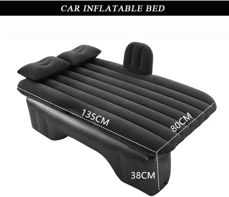 Car Air Mattress for Haval Cool Dog 2022–2025, Inflatable Back Seat Sleeping Pad with Pump & 2 Pillows, Folding Portable Camping Bed for Travel& Road Trips,Blue