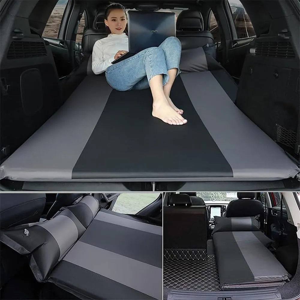 Car Inflatable Mattress Self-Inflating Sleeping Pad Thickened Air Bed Cushion for Camping Travel - Multifunctional Design for Trax 2024-2025
