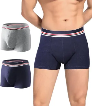 Carer Incontinence Underwear for Men Washable Mens Incontinence Underwear with Front Absorbent Urine 80ml Waterproof Leak Proof Underwear for Men Reusable Incontinence Boxer Briefs 2 Pack, Large