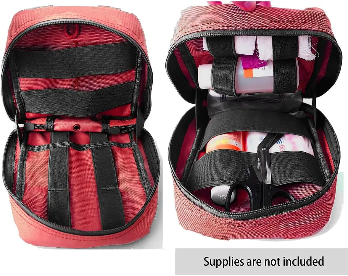 Carlebben EMT Pouch MOLLE Ifak Pouch Tactical MOLLE Medical First Aid Kit Utility Pouch