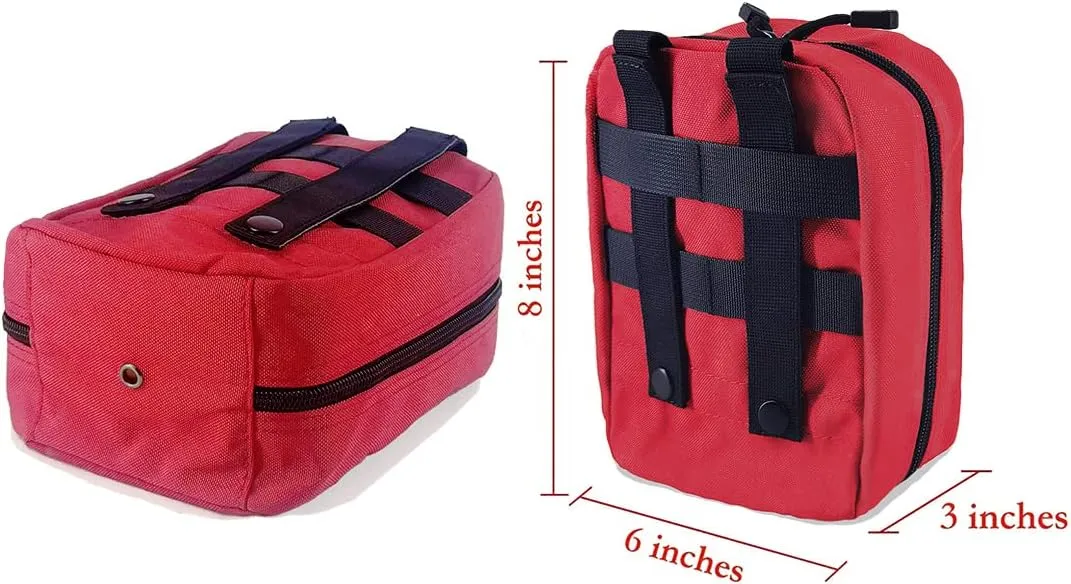 Carlebben EMT Pouch MOLLE Ifak Pouch Tactical MOLLE Medical First Aid Kit Utility Pouch