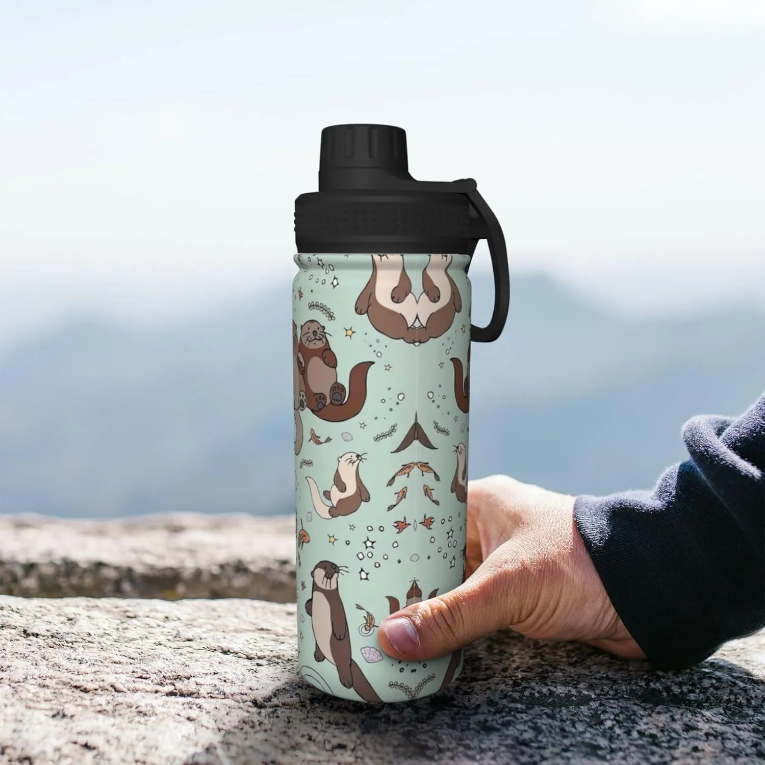 Cartoon Cute 18oz Sports Insulated Bottle For Outdoor Activities,Your Ideal Companion Staying Hydrated