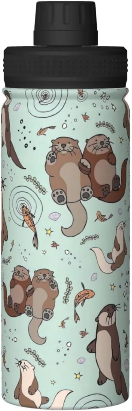 Cartoon Cute 18oz Sports Insulated Bottle For Outdoor Activities,Your Ideal Companion Staying Hydrated