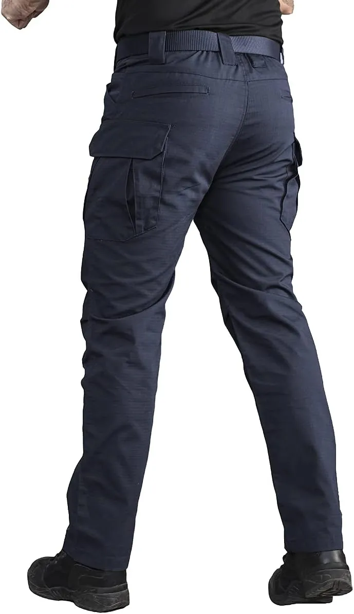 CARWORNIC Gear Men's Tactical Cargo Pants Waterpoof Lightweight Rip Stop EDC Military Combat Trousers