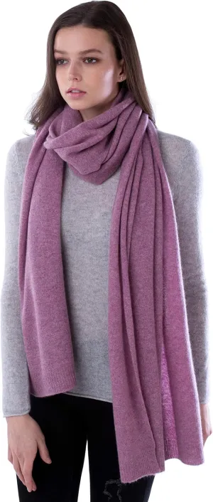cashmere 4 U 100% Pure Cashmere Wrap Shawl- Extra Large Stole Scarf for Woman