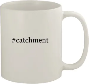 #catchment - 11oz Ceramic White Coffee Mug, White