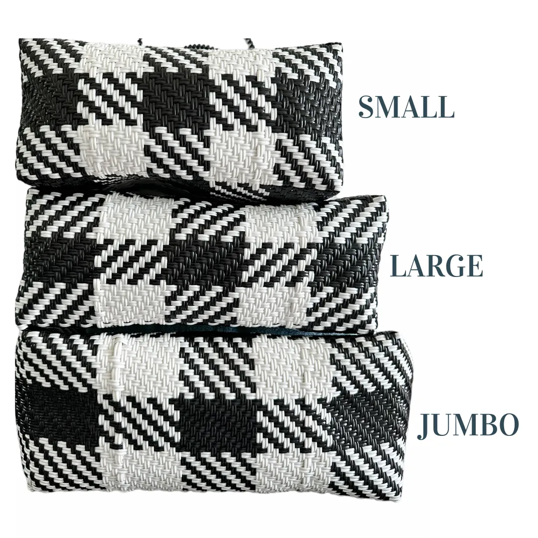 Checkers Handwoven Bag