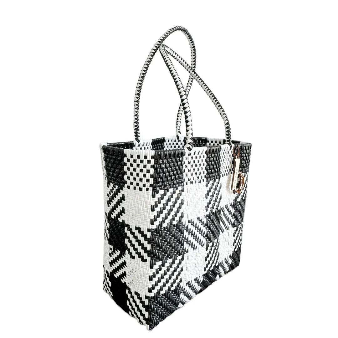 Checkers Handwoven Bag