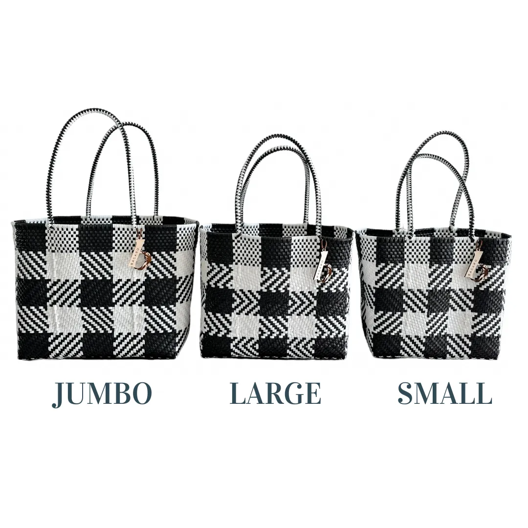 Checkers Handwoven Bag