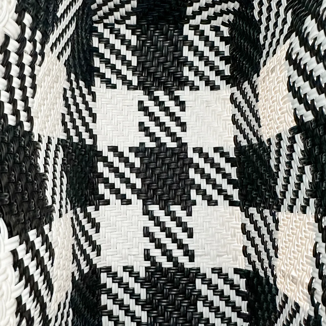 Checkers Handwoven Bag