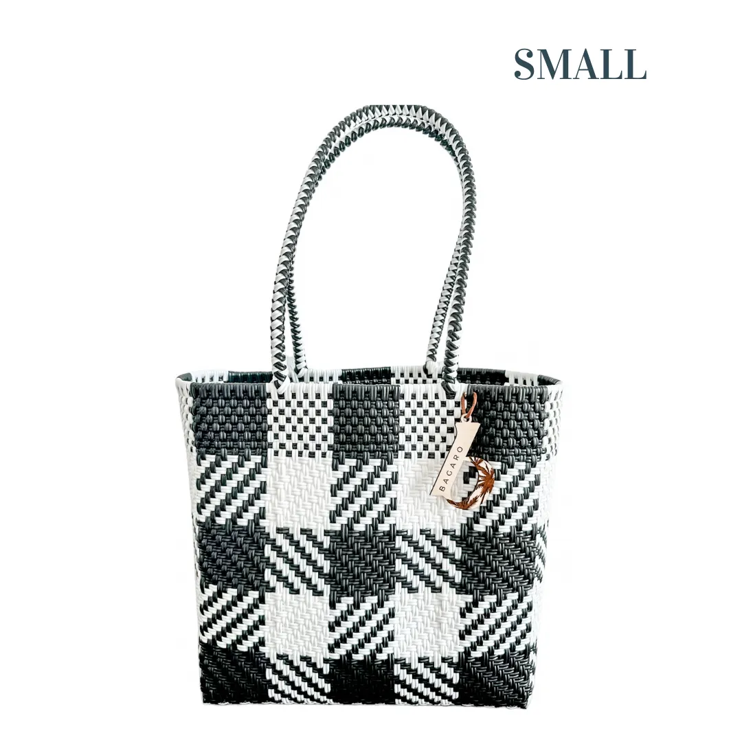 Checkers Handwoven Bag