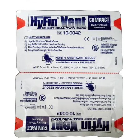 CHEST SEAL (HyFin vent twin pack)