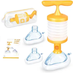 Choking Rescue Device, Anti Choking Device for Kids and Adults, Portable Airway Suction Device with 3 Masks, Home Travel Emergency for Toddlers Elderly, Schools Restaurants Caregivers