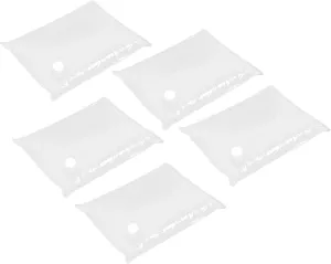 Collapsible Water Storage Bag Leakproof Screw Thread Lid 5 Pack Outdoor Water Carriers