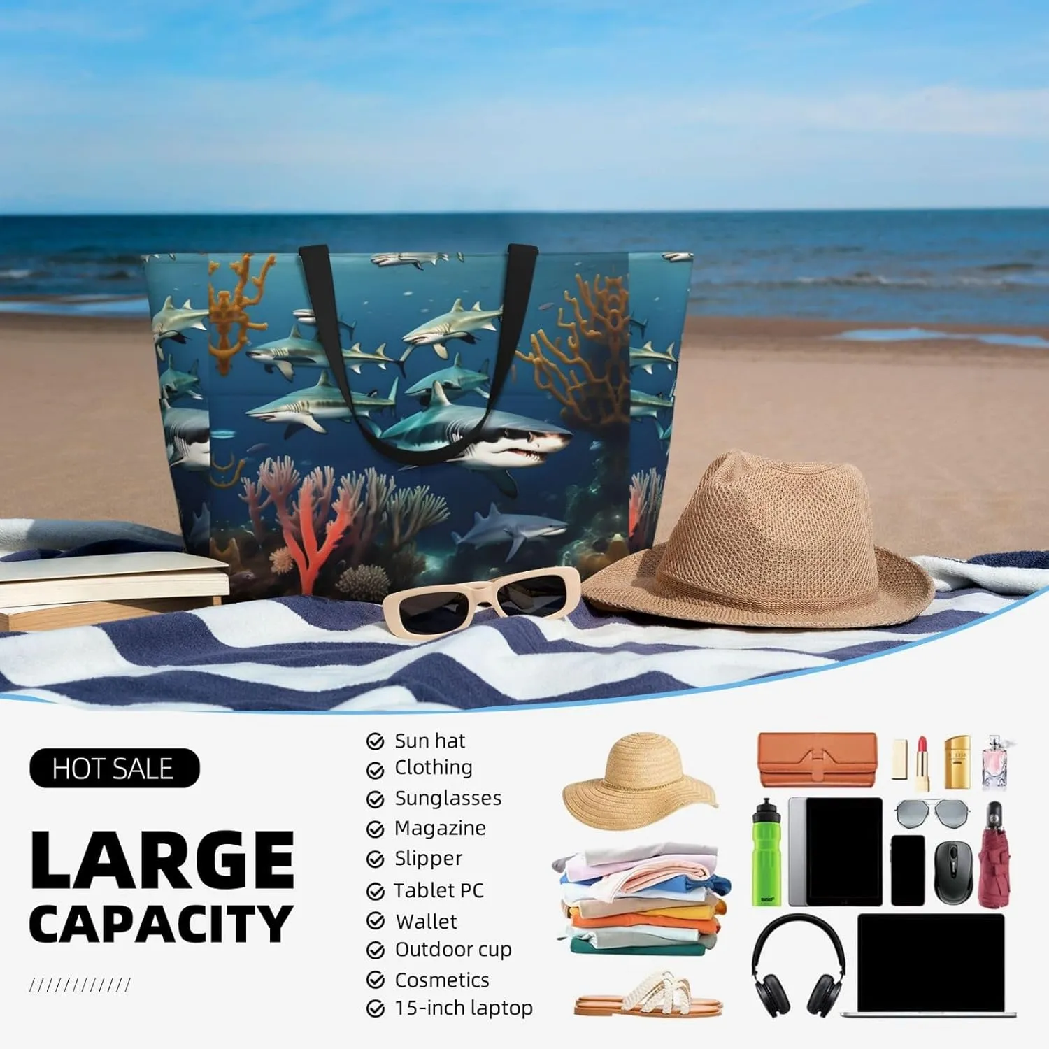 Colorful hearts portable travel bag large capacity luggage bag beach bag dry and wet separation gym bag lightweight