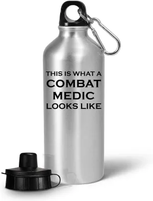 Combat Medic Water Bottle Tumbler Portable Drinkware - Gifts for Field Medics Funny Cute Gag Military Personnel Army Emergency First Aid Trauma Care - Looks Like
