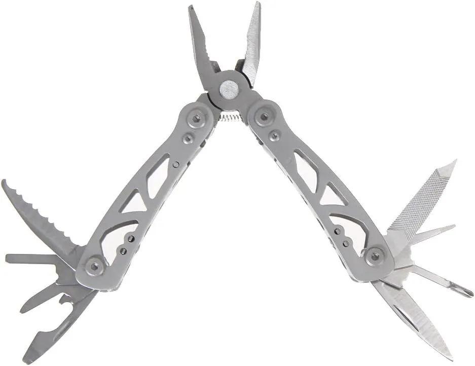Compact Folding Multitool Stainless Steel EDC Knife & Pliers