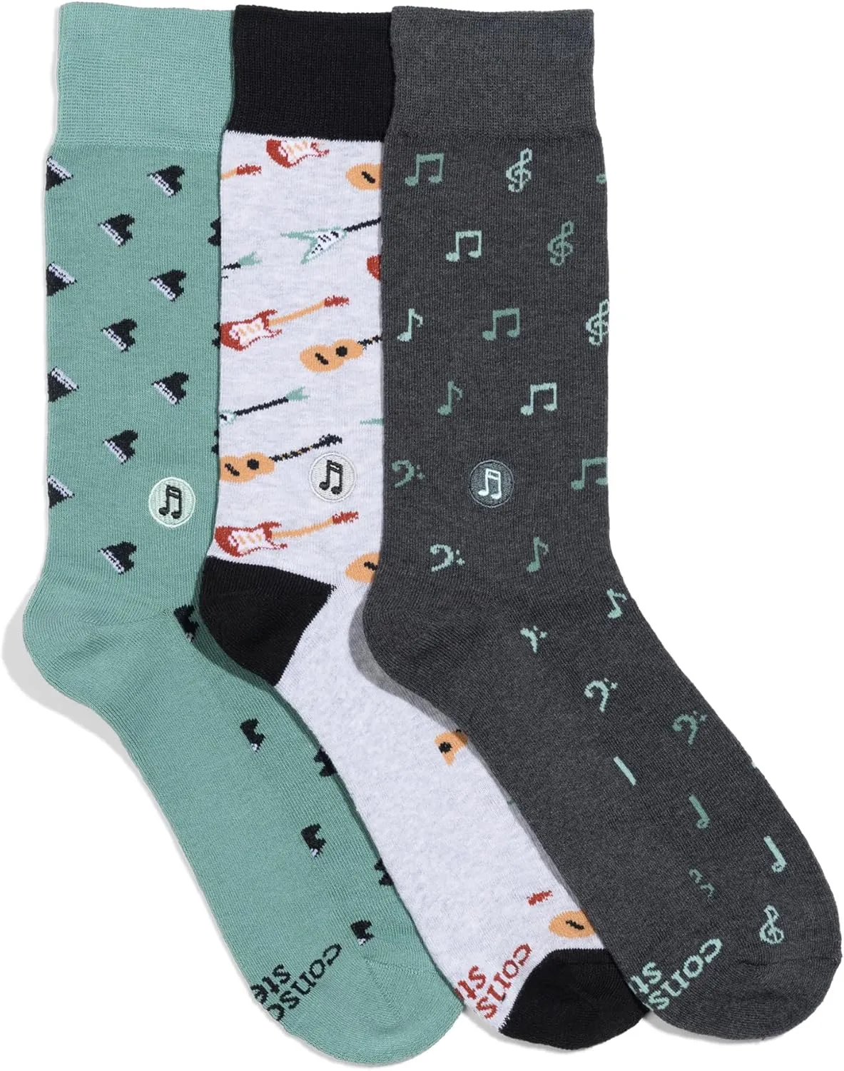 Conscious Step Women's Fair Trade Organic Cotton Crew Socks | 3 Pack | Every Pair Helps Support our Humanitarian Partners