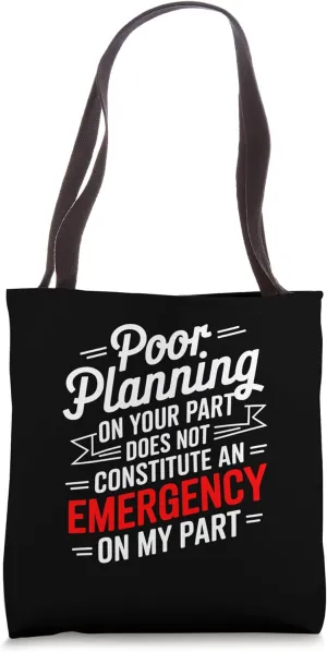 Constitute An Emergency Tote Bag